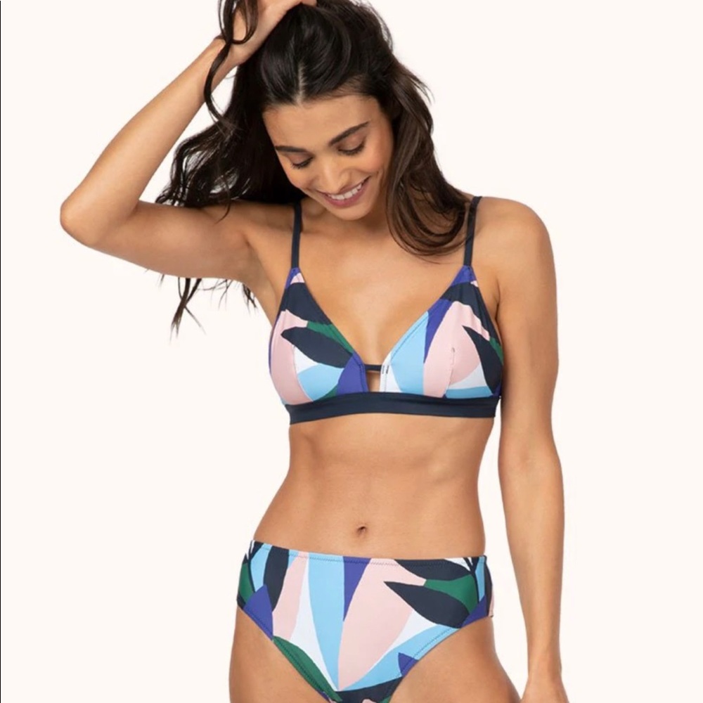 LIVELY The Bralette Bikini Top - Retro Floral